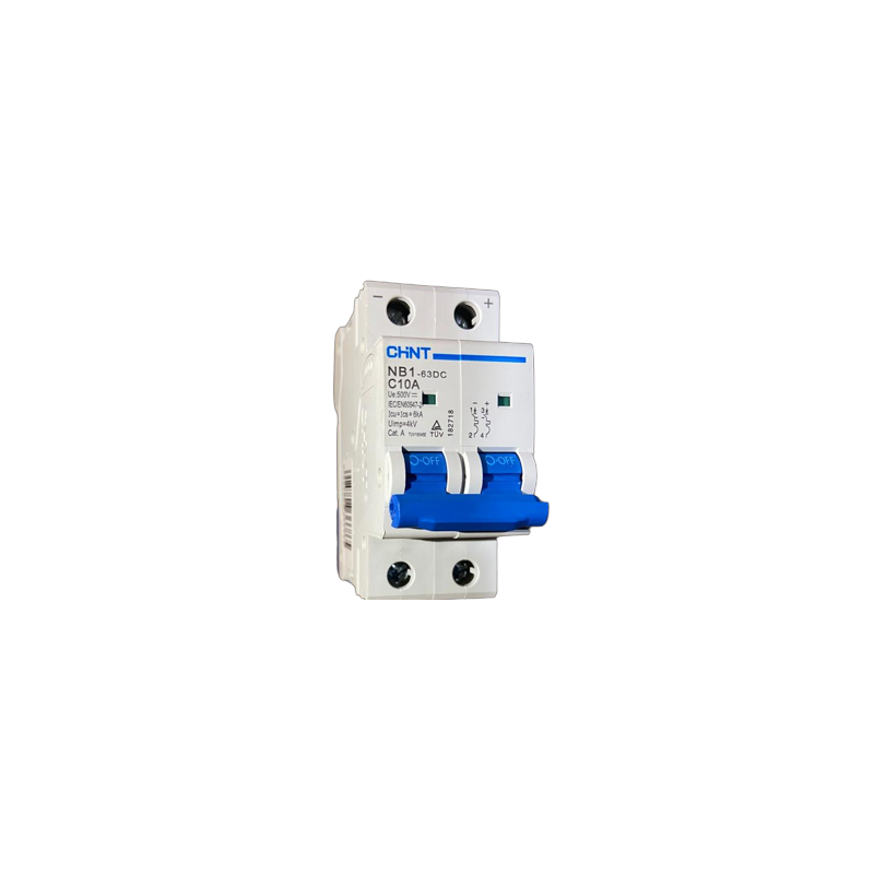 Interruptor DC 2Px10A 500VDC, curva C, NB1-63DC-2P-C10 Chint