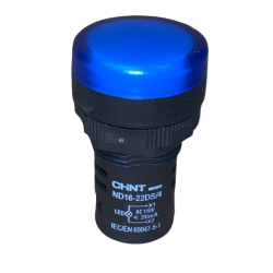 Piloto compacto IP65 Ø22mm 110Vac  Azul con led Chint