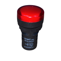 Piloto compacto IP65 Ø22mm 24Vacon dc Rojo con  led Chint